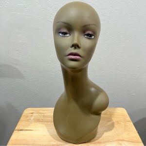 [26] Mannequin Head Plastic Display for Wigs Hats Sunglasses Jewelry